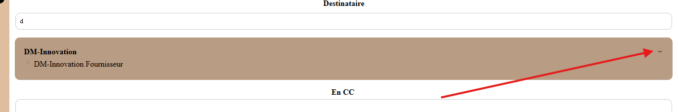 Sélection fournisseur